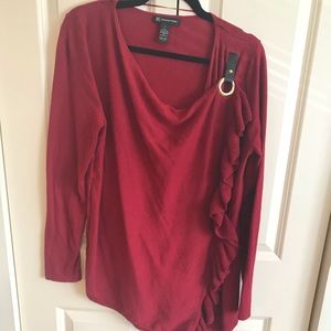 Large Red Sweater Shrug